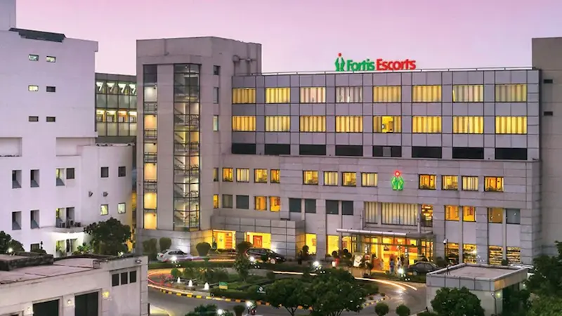 Hospital: Fortis Escorts Heart Institute